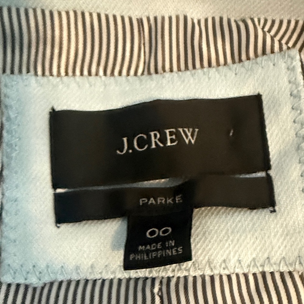 J. Crew Women's Sky Blue Parke Linen Blazer-NWOT - Picture 6 of 7